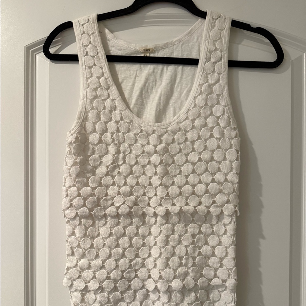 J.crew white cotton top